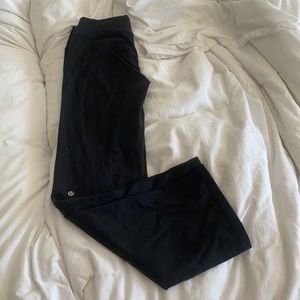 Lululemon Black Cross Waist Yoga Pants